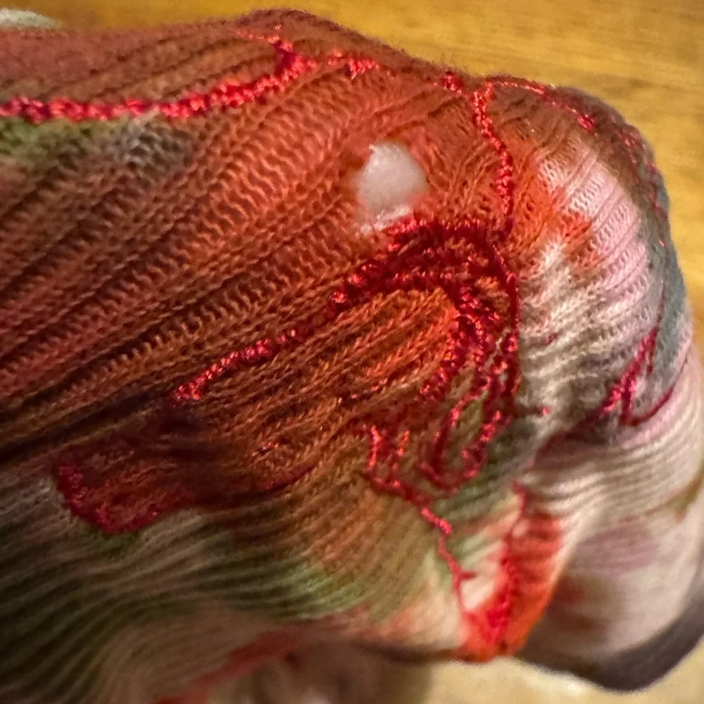 Tie-Dye Ribbed Tank Top - Multicolor - Picture 5 of 8